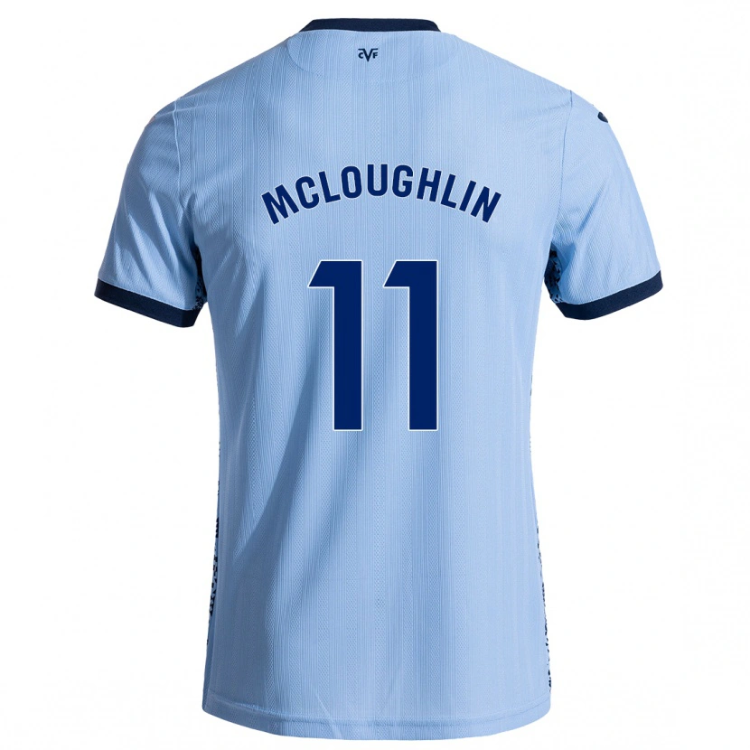 Danxen Herren Caden Mcloughlin #11 Himmelblau Auswärtstrikot Trikot 2024/25 T-Shirt Schweiz