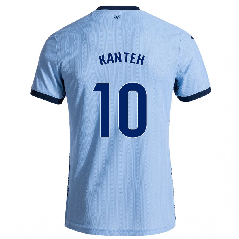 Danxen Herren Fatou Kanteh #10 Himmelblau Auswärtstrikot Trikot 2024/25 T-Shirt Schweiz