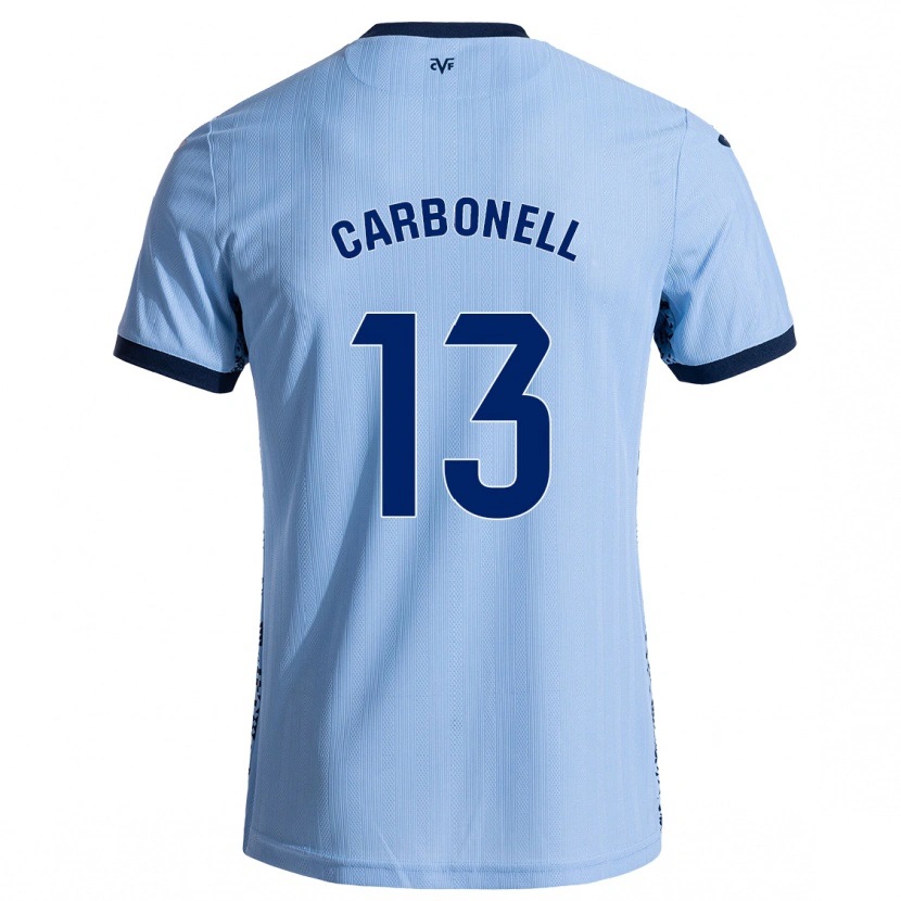Danxen Herren Carmen Carbonell #13 Himmelblau Auswärtstrikot Trikot 2024/25 T-Shirt Schweiz