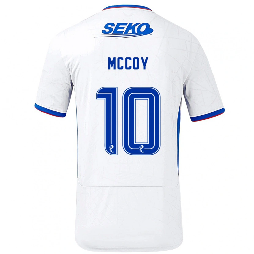 Danxen Herren Kayla Mccoy #10 Weiß Blau Auswärtstrikot Trikot 2024/25 T-Shirt Schweiz