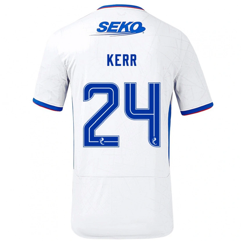 Danxen Herren Samantha Mary Kerr #24 Weiß Blau Auswärtstrikot Trikot 2024/25 T-Shirt Schweiz