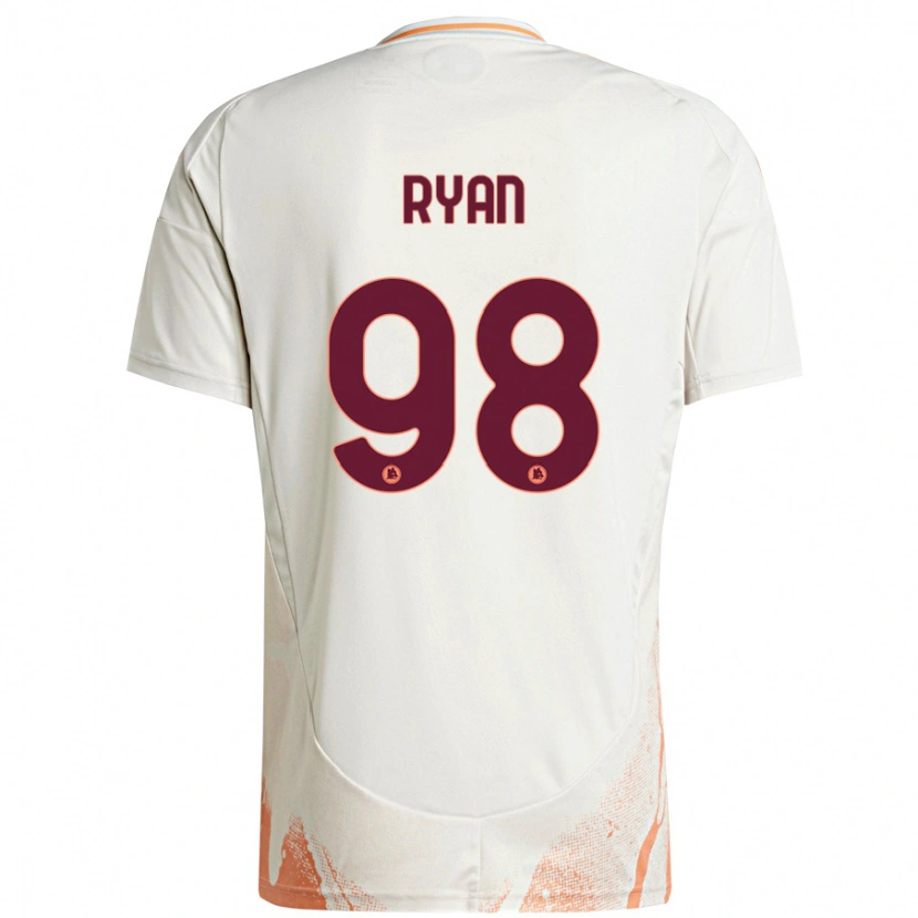 Danxen Herren Mathew Ryan #98 Cremeweiß Orange Auswärtstrikot Trikot 2024/25 T-Shirt Schweiz