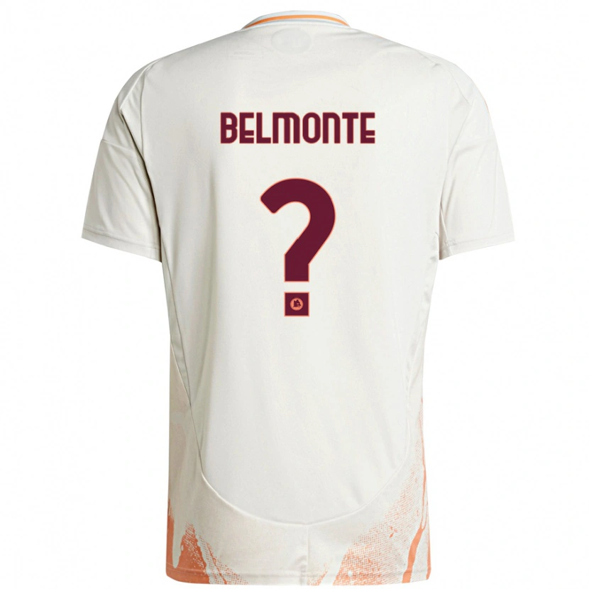Danxen Herren Samuele Belmonte #0 Cremeweiß Orange Auswärtstrikot Trikot 2024/25 T-Shirt Schweiz