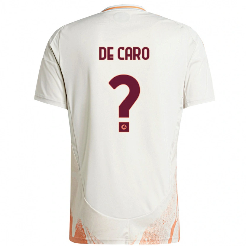 Danxen Herren Lorenzo De Caro #0 Cremeweiß Orange Auswärtstrikot Trikot 2024/25 T-Shirt Schweiz