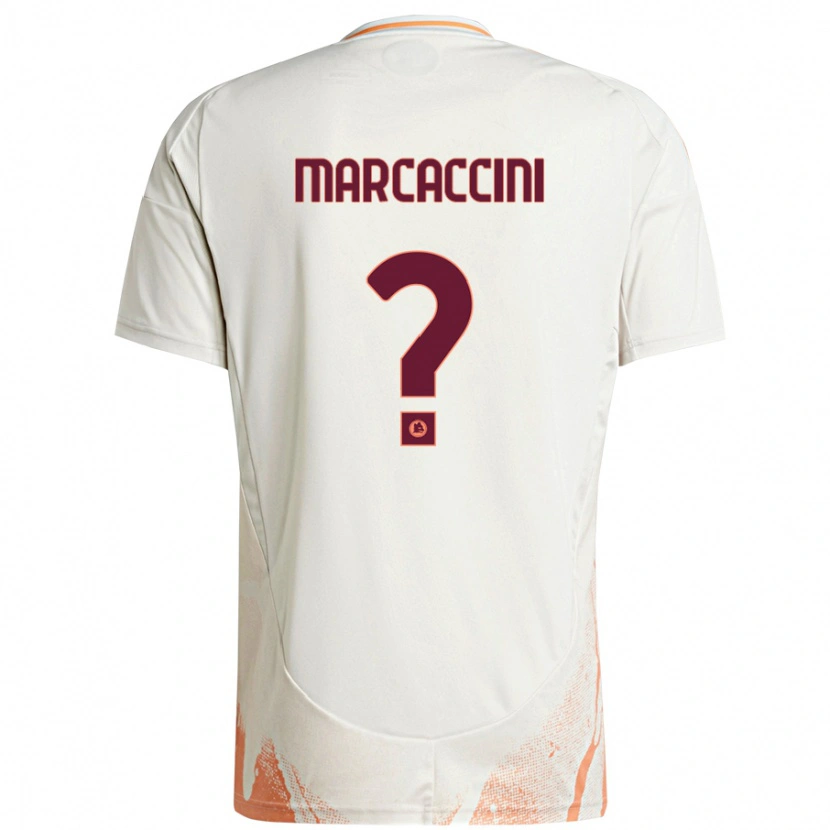 Danxen Herren Alessio Marcaccini #0 Cremeweiß Orange Auswärtstrikot Trikot 2024/25 T-Shirt Schweiz