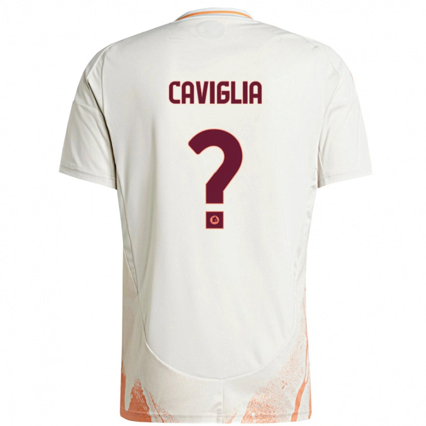Danxen Herren Manuel Caviglia #0 Cremeweiß Orange Auswärtstrikot Trikot 2024/25 T-Shirt Schweiz
