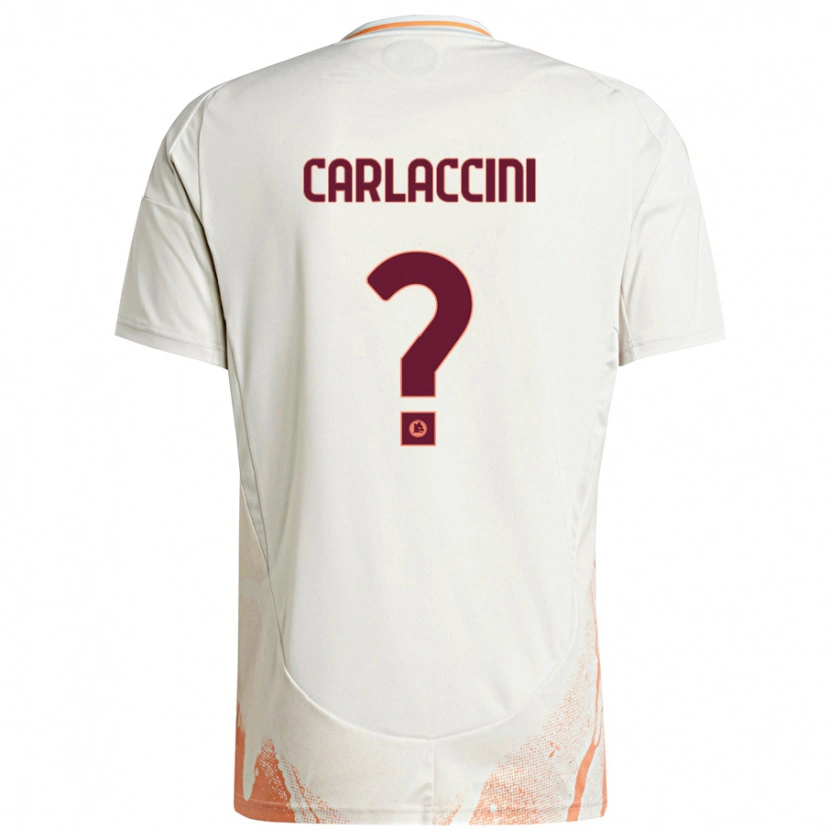 Danxen Herren Samuele Carlaccini #0 Cremeweiß Orange Auswärtstrikot Trikot 2024/25 T-Shirt Schweiz