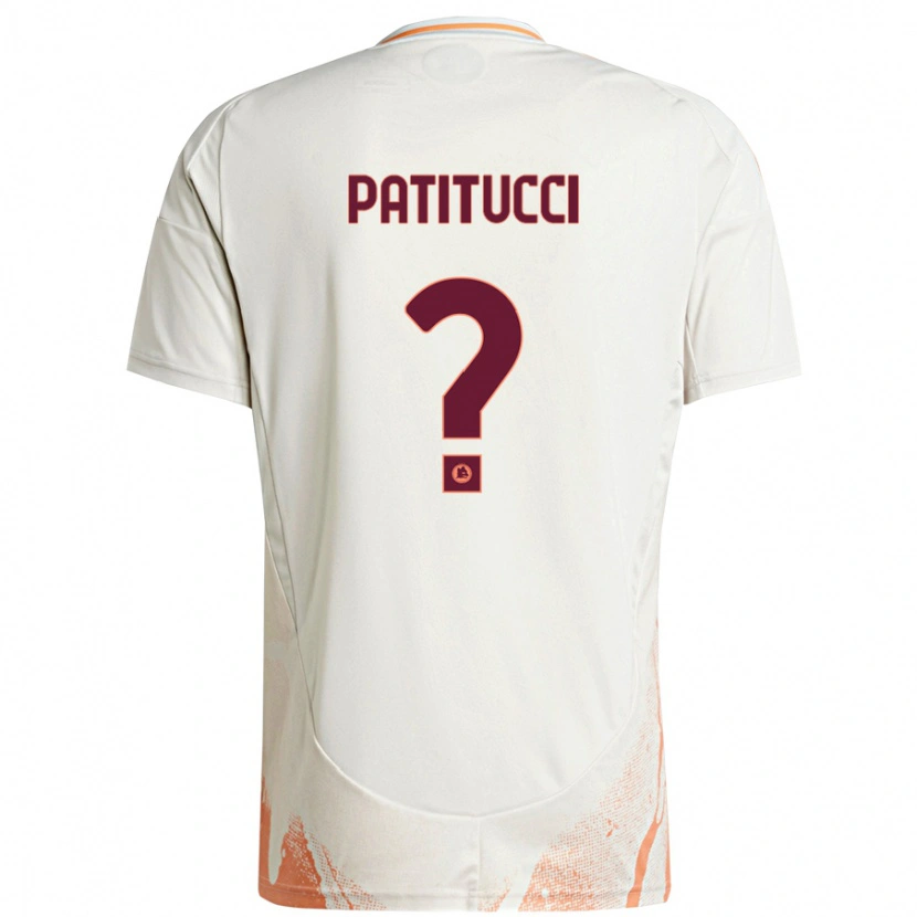 Danxen Herren Christian Patitucci #0 Cremeweiß Orange Auswärtstrikot Trikot 2024/25 T-Shirt Schweiz