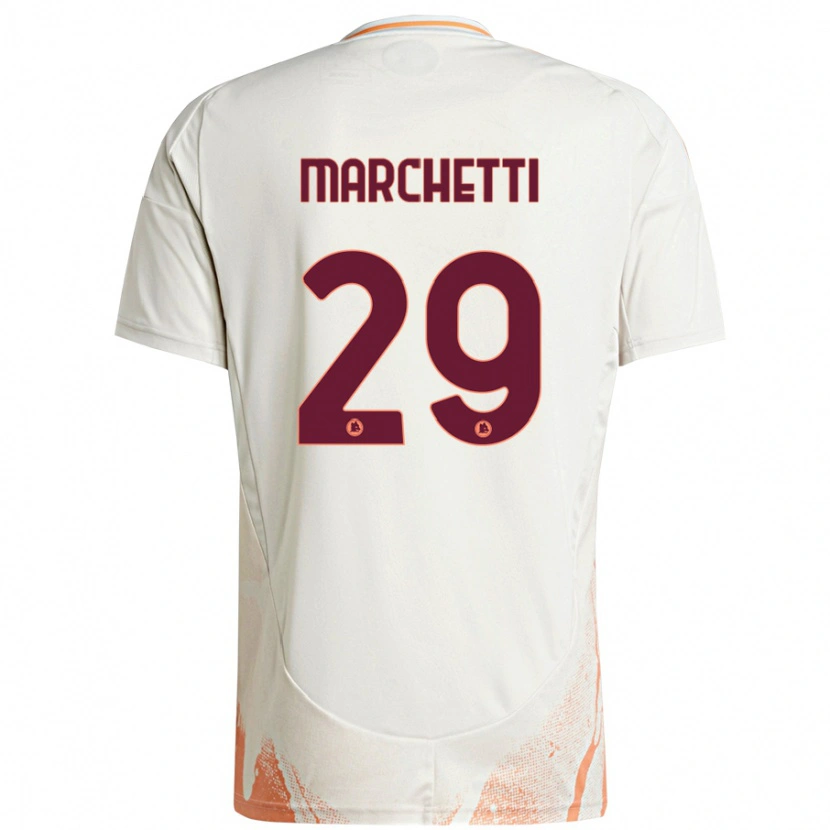 Danxen Herren Tommaso Marchetti #29 Cremeweiß Orange Auswärtstrikot Trikot 2024/25 T-Shirt Schweiz