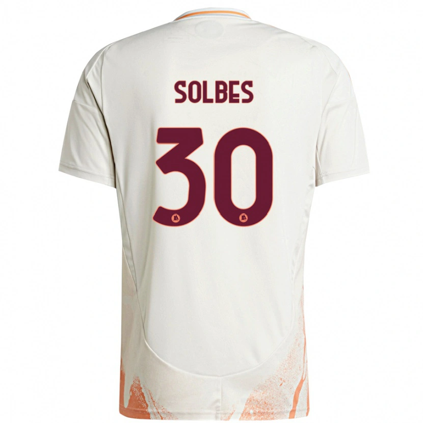 Danxen Herren Ricardo Solbes #30 Cremeweiß Orange Auswärtstrikot Trikot 2024/25 T-Shirt Schweiz