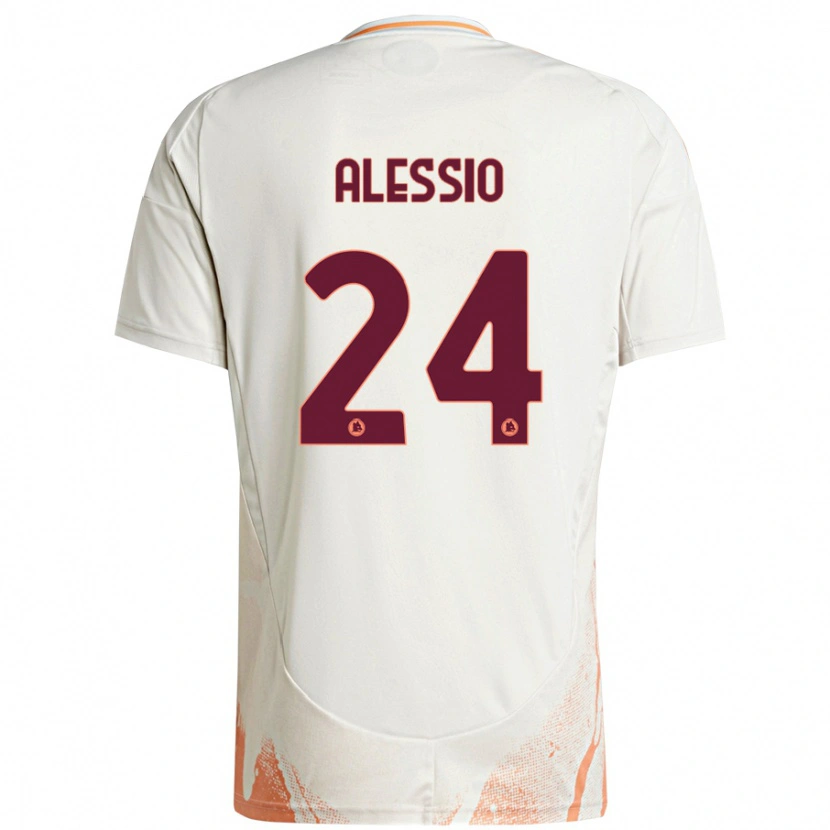 Danxen Herren Filippo Alessio #24 Cremeweiß Orange Auswärtstrikot Trikot 2024/25 T-Shirt Schweiz