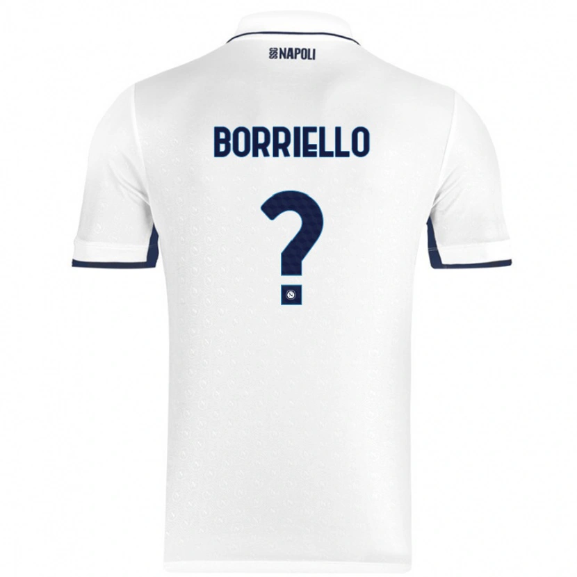 Danxen Herren Salvatore Borriello #0 Weiß Königsblau Auswärtstrikot Trikot 2024/25 T-Shirt Schweiz