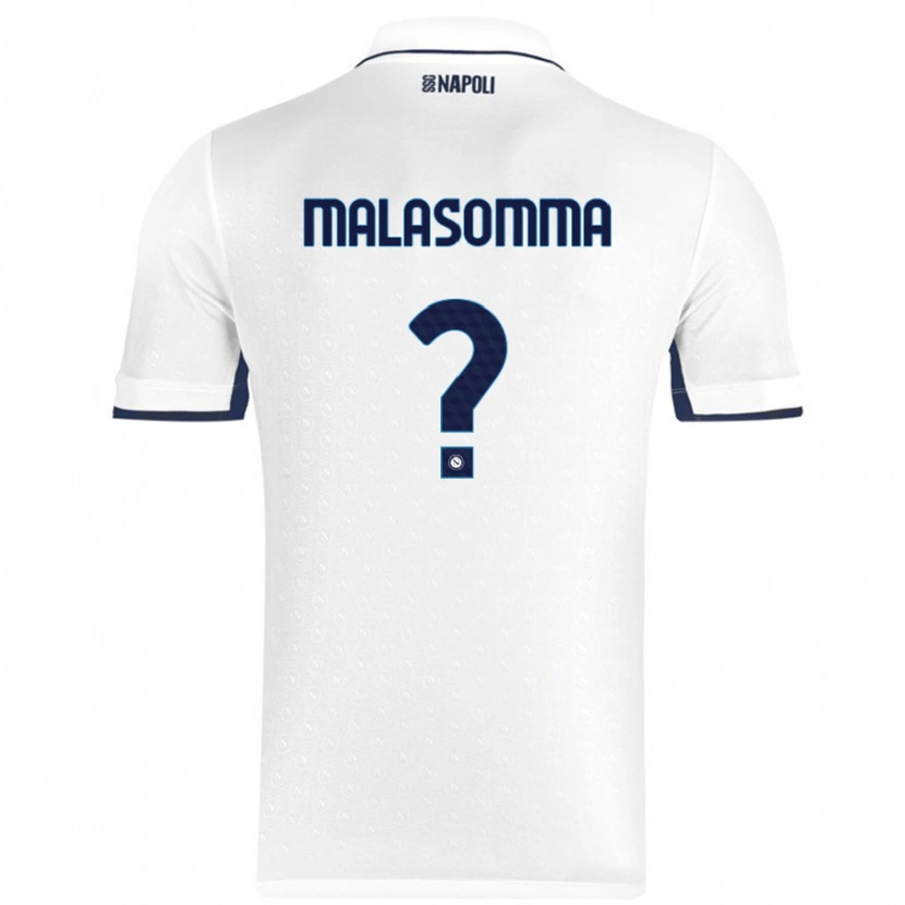 Danxen Herren Matteo Malasomma #0 Weiß Königsblau Auswärtstrikot Trikot 2024/25 T-Shirt Schweiz