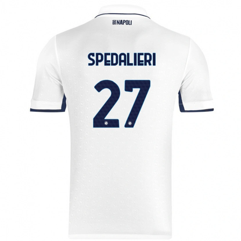 Danxen Herren Johnatan Andrea Spedalieri #27 Weiß Königsblau Auswärtstrikot Trikot 2024/25 T-Shirt Schweiz