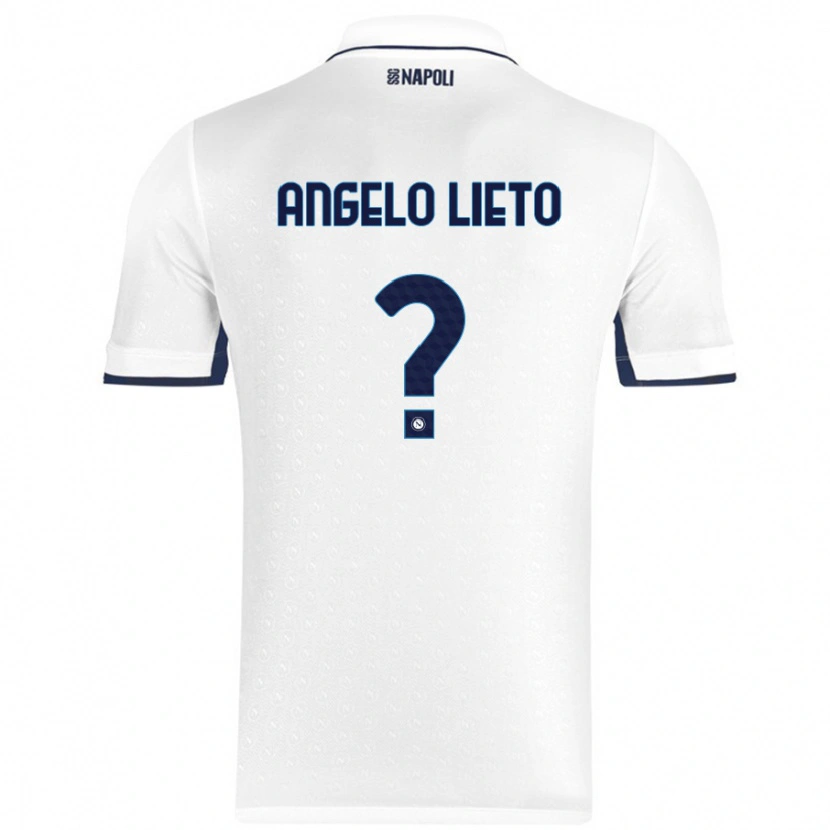 Danxen Herren Angelo Lieto #0 Weiß Königsblau Auswärtstrikot Trikot 2024/25 T-Shirt Schweiz