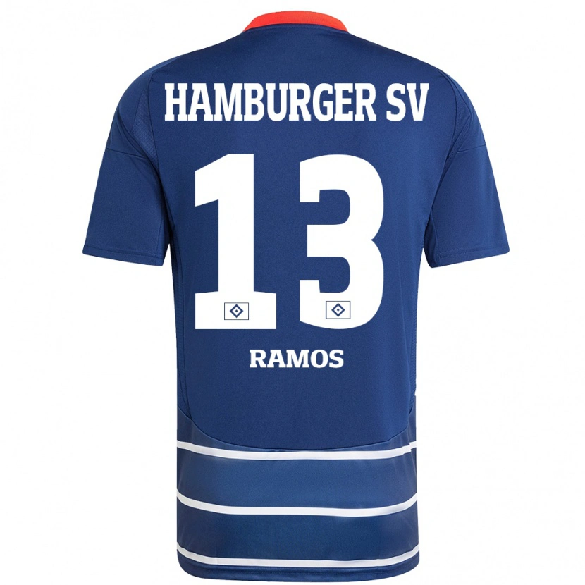 Danxen Herren Guilherme Ramos #13 Dunkelblau Auswärtstrikot Trikot 2024/25 T-Shirt Schweiz