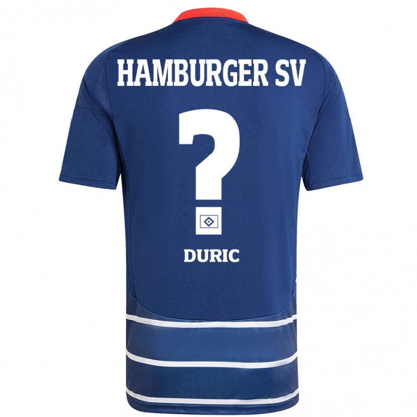 Danxen Herren Goran Duric #0 Dunkelblau Auswärtstrikot Trikot 2024/25 T-Shirt Schweiz