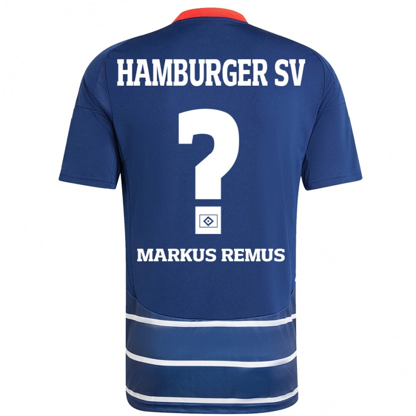 Danxen Herren Markus Remus #0 Dunkelblau Auswärtstrikot Trikot 2024/25 T-Shirt Schweiz