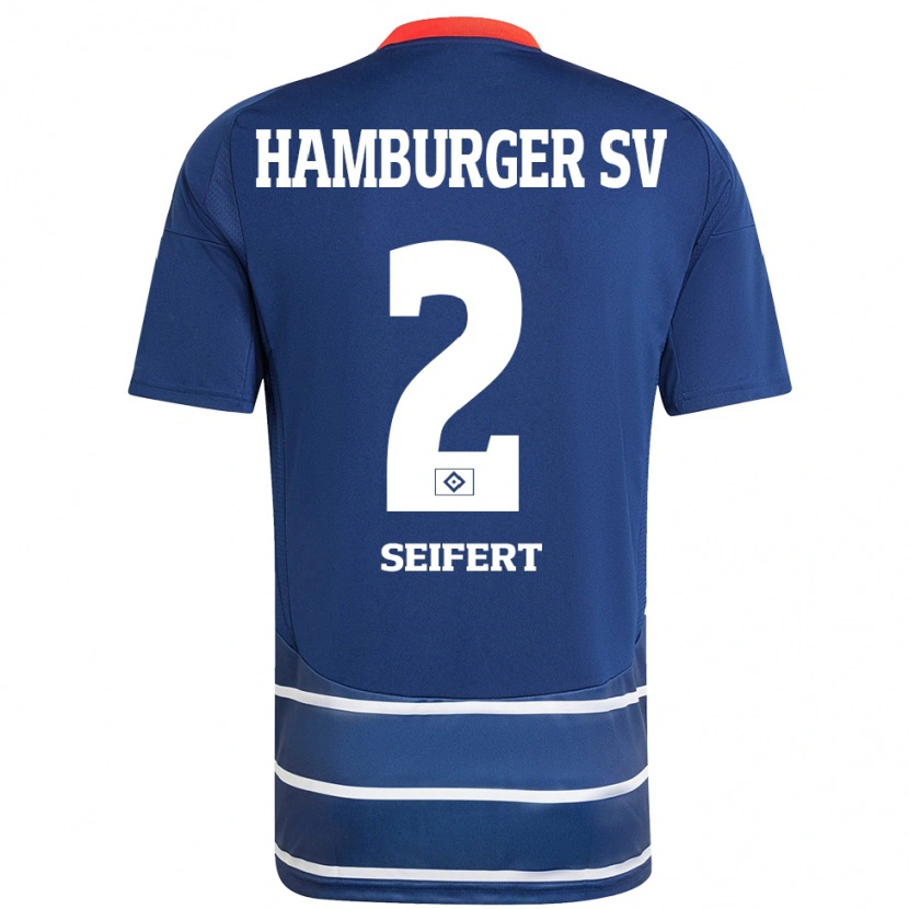 Danxen Herren Luis Seifert #2 Dunkelblau Auswärtstrikot Trikot 2024/25 T-Shirt Schweiz