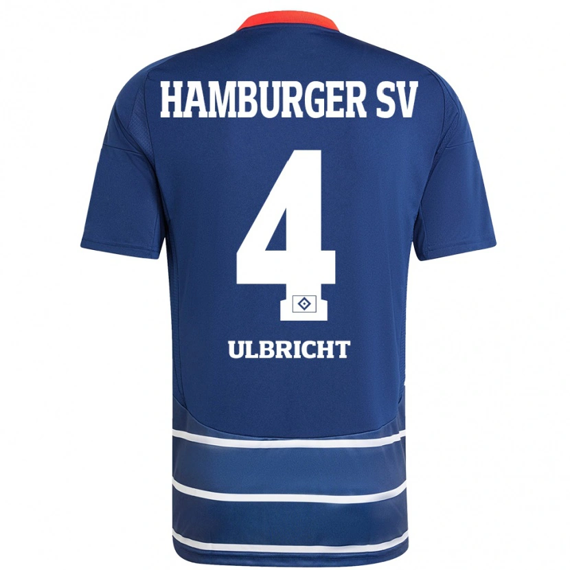 Danxen Herren Michael Ulbricht #4 Dunkelblau Auswärtstrikot Trikot 2024/25 T-Shirt Schweiz