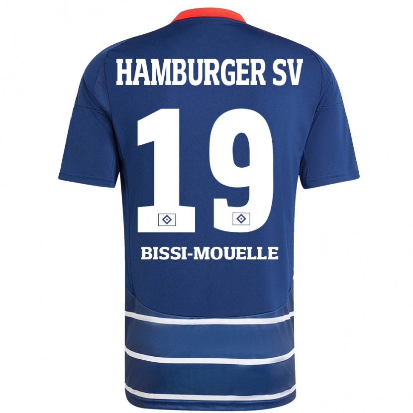 Danxen Herren Jason Bissi-Mouelle #19 Dunkelblau Auswärtstrikot Trikot 2024/25 T-Shirt Schweiz