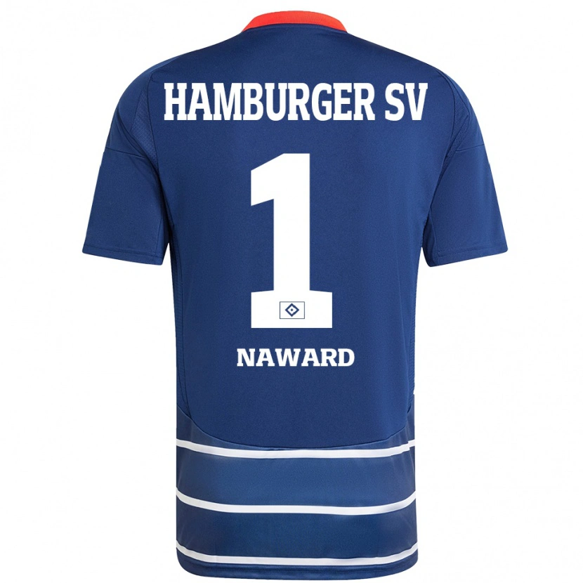 Danxen Herren Lela Naward #1 Dunkelblau Auswärtstrikot Trikot 2024/25 T-Shirt Schweiz