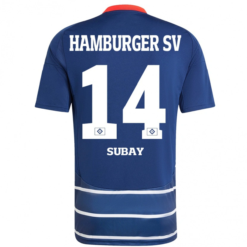 Danxen Herren Okan Özer Subay #14 Dunkelblau Auswärtstrikot Trikot 2024/25 T-Shirt Schweiz