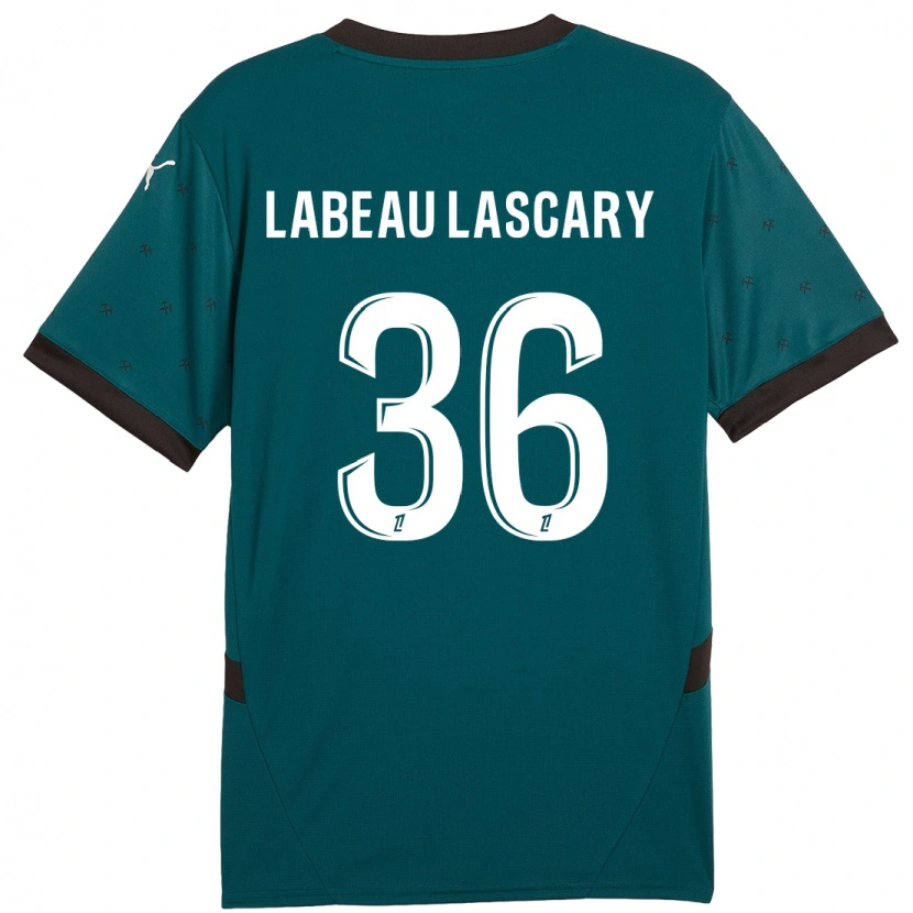 Danxen Herren Rémy Labeau Lascary #36 Dunkelgrün Auswärtstrikot Trikot 2024/25 T-Shirt Schweiz