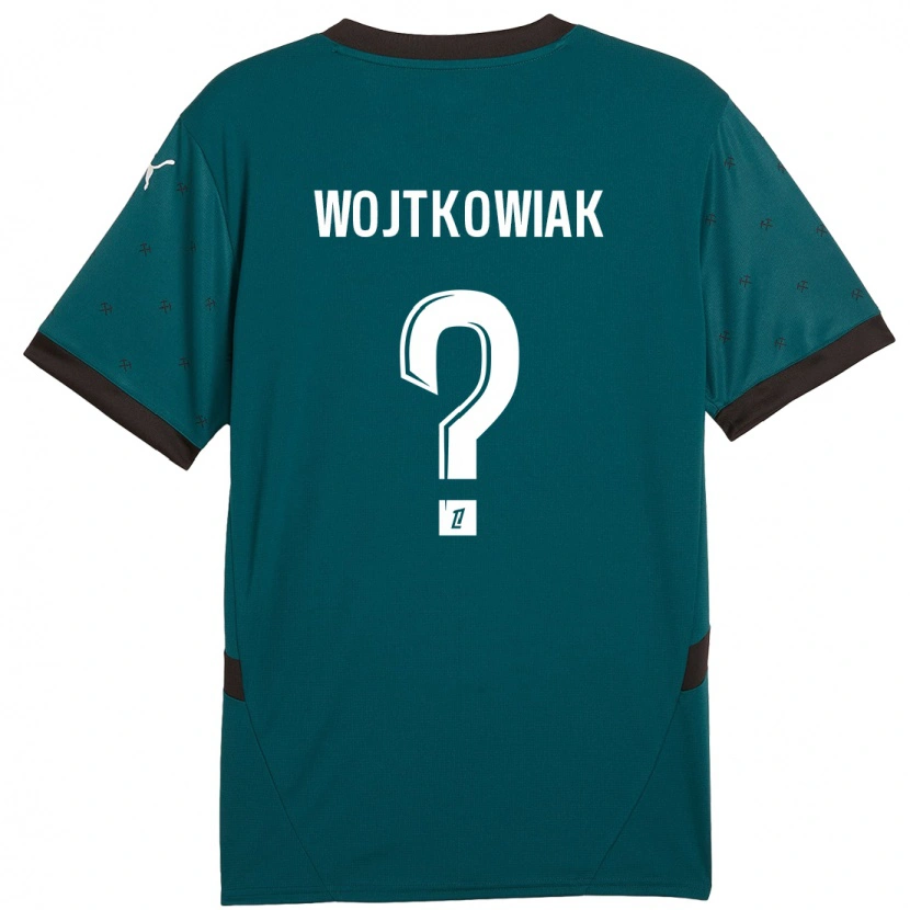 Danxen Herren Valentin Wojtkowiak #0 Dunkelgrün Auswärtstrikot Trikot 2024/25 T-Shirt Schweiz