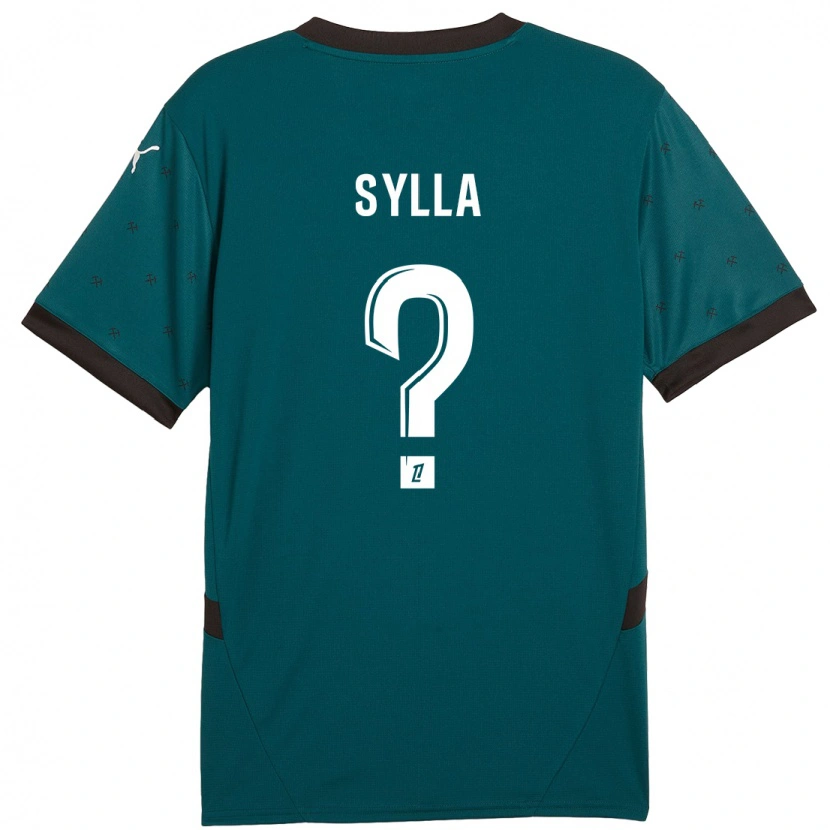 Danxen Herren Fodé Sylla #0 Dunkelgrün Auswärtstrikot Trikot 2024/25 T-Shirt Schweiz