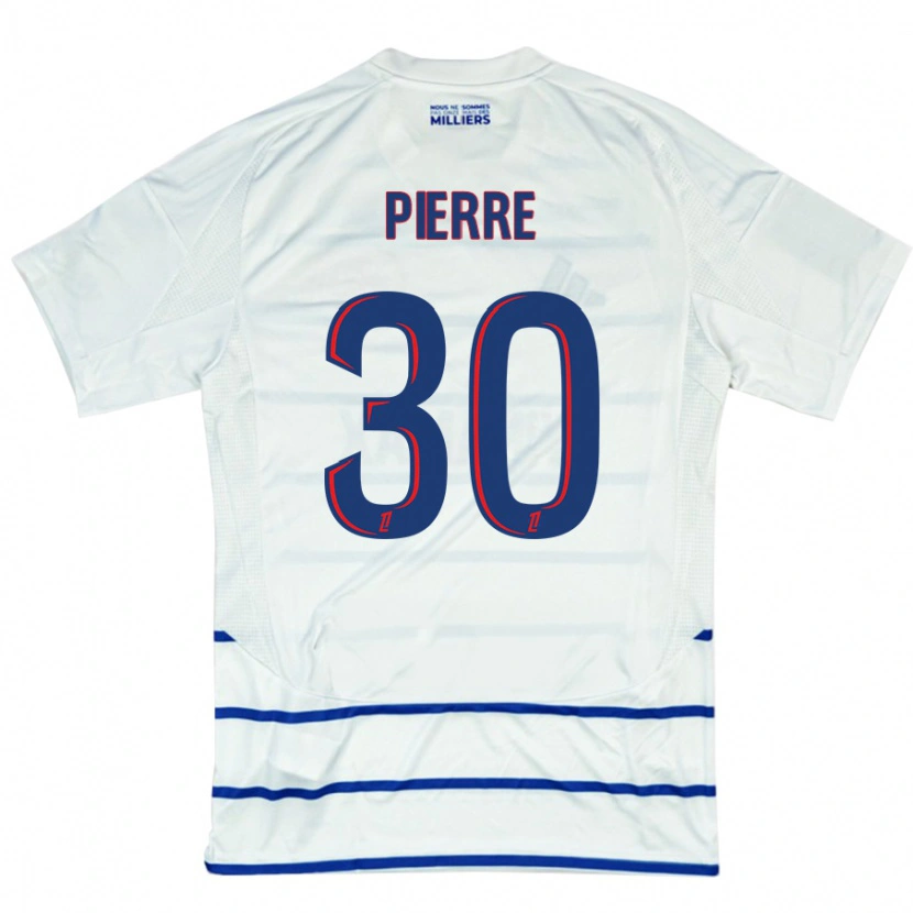 Danxen Herren Alexandre Pierre #30 Weiß Blau Auswärtstrikot Trikot 2024/25 T-Shirt Schweiz
