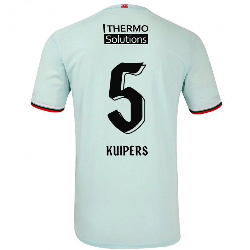 Danxen Herren Bas Kuipers #5 Hellgrün Auswärtstrikot Trikot 2024/25 T-Shirt Schweiz