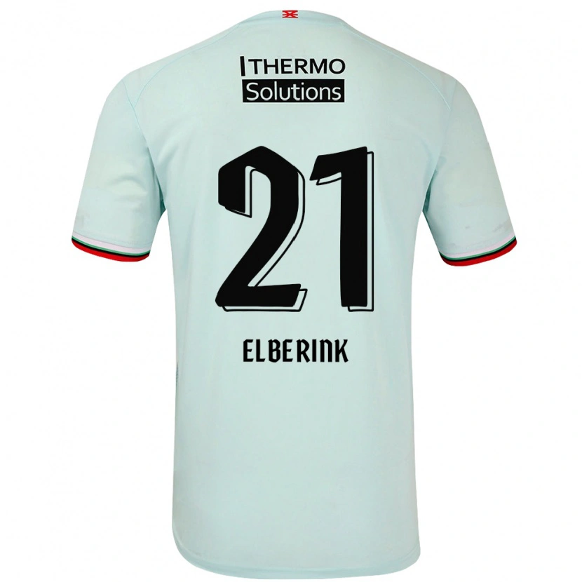 Danxen Herren Eva Oude Elberink #21 Hellgrün Auswärtstrikot Trikot 2024/25 T-Shirt Schweiz