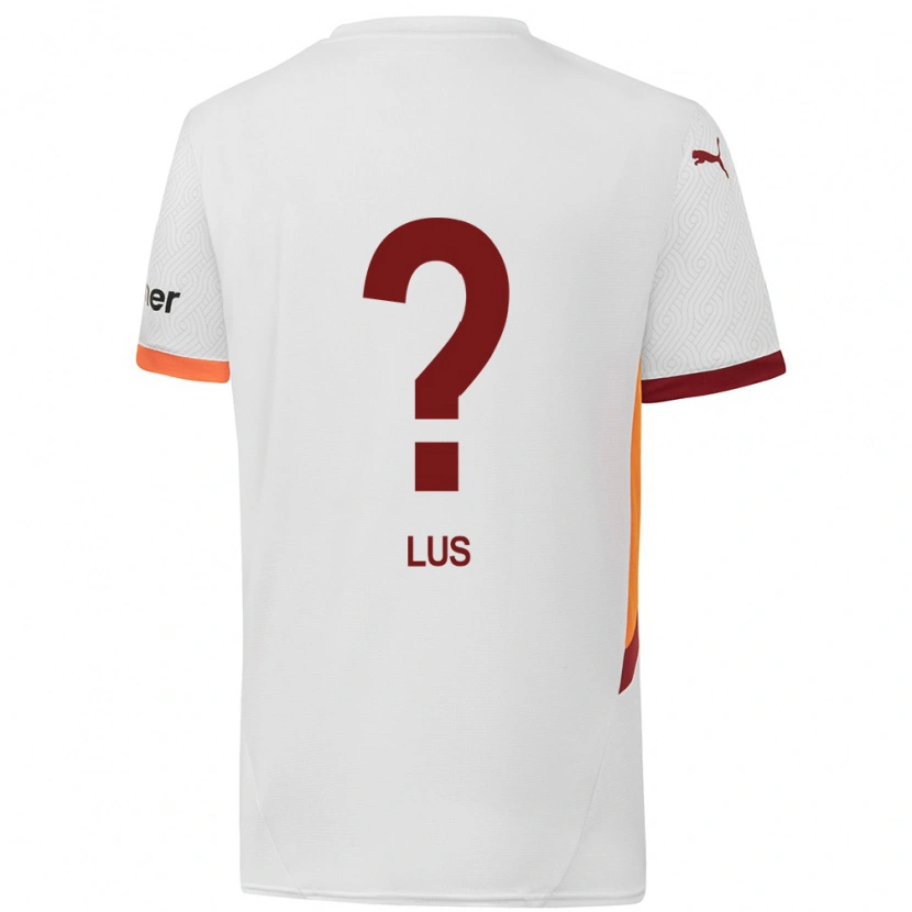 Danxen Herren Berat Luş #0 Weiß Gelb Rot Auswärtstrikot Trikot 2024/25 T-Shirt Schweiz