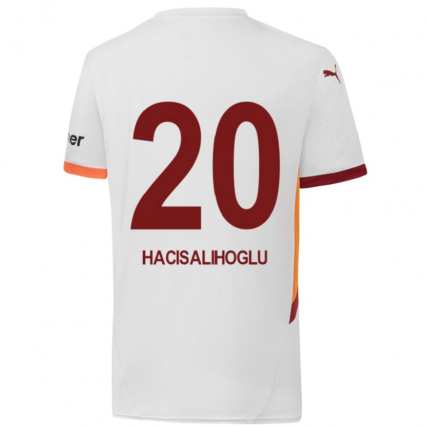Danxen Herren Arda Hacısalihoğlu #20 Weiß Gelb Rot Auswärtstrikot Trikot 2024/25 T-Shirt Schweiz