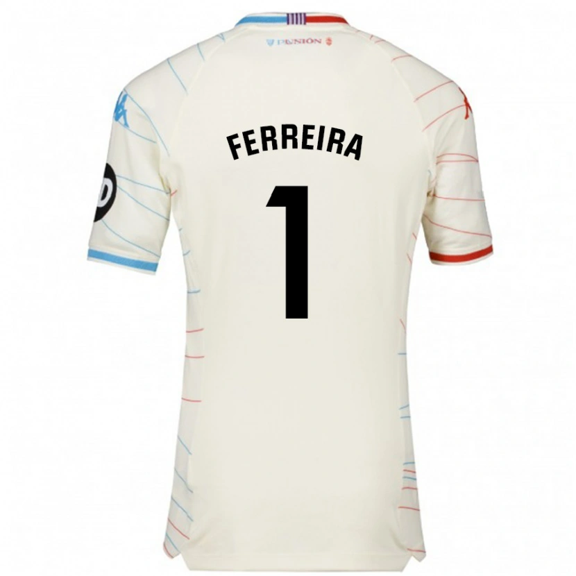 Danxen Herren André Ferreira #1 Weiß Rot Blau Auswärtstrikot Trikot 2024/25 T-Shirt Schweiz