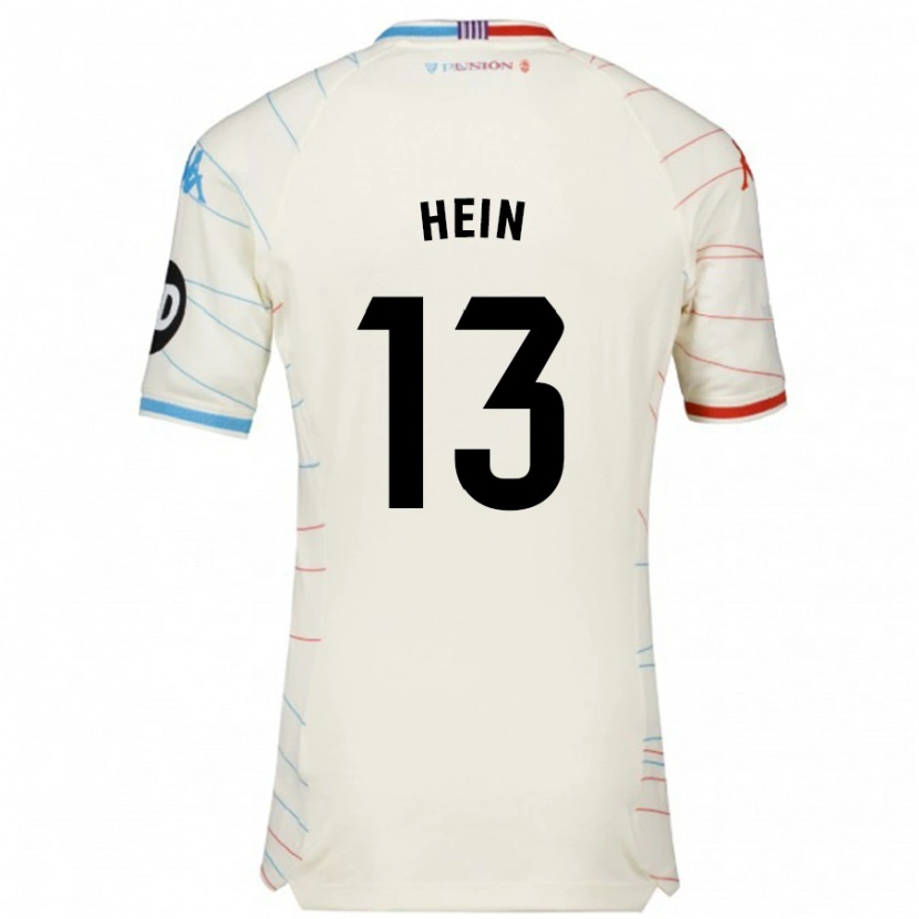 Danxen Herren Karl Hein #13 Weiß Rot Blau Auswärtstrikot Trikot 2024/25 T-Shirt Schweiz