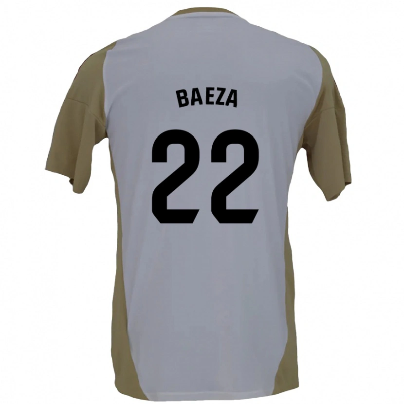 Danxen Herren Miguel Baeza #22 Braunweiß Auswärtstrikot Trikot 2024/25 T-Shirt Schweiz