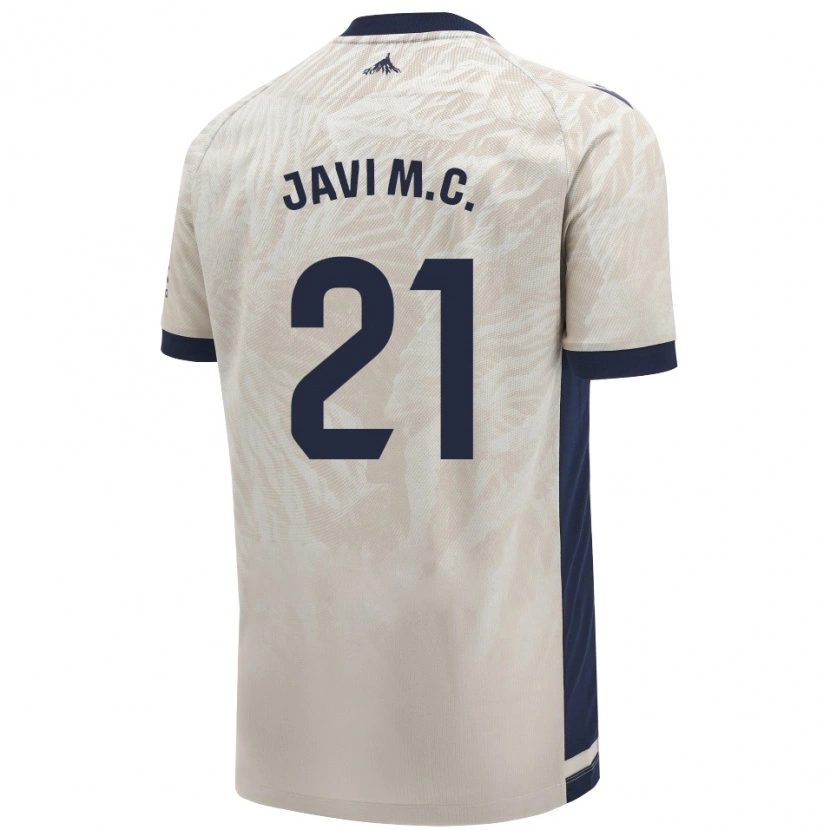 Danxen Herren Javi Martínez #21 Hellgrau Auswärtstrikot Trikot 2024/25 T-Shirt Schweiz