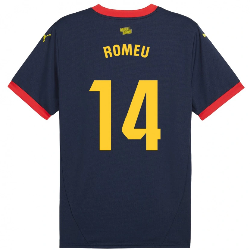 Danxen Herren Oriol Romeu #14 Marinerot Auswärtstrikot Trikot 2024/25 T-Shirt Schweiz