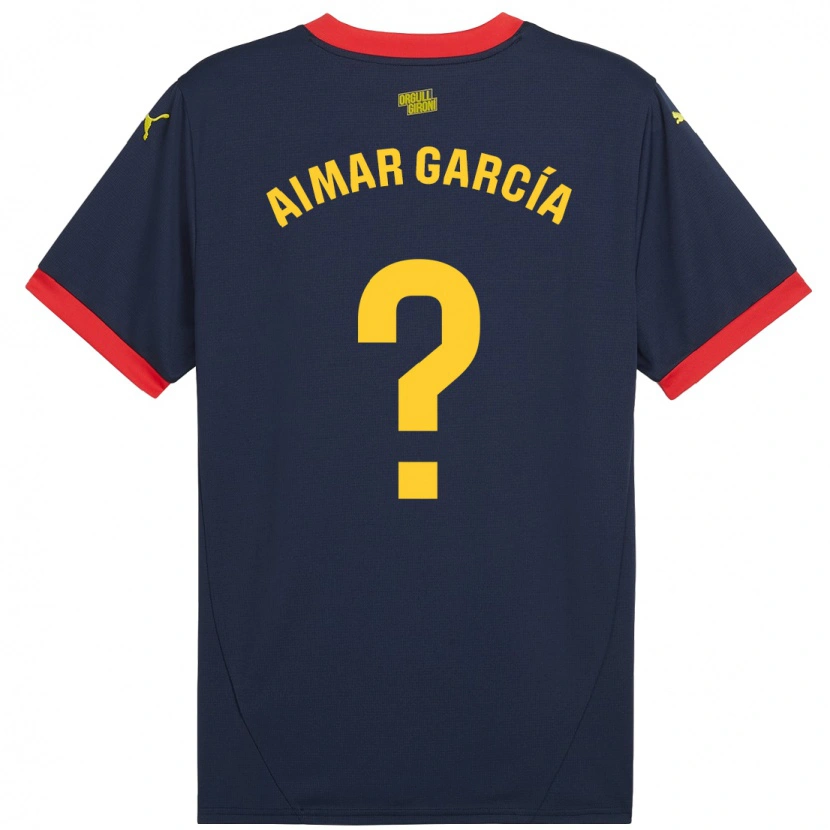 Danxen Herren Aimar García #0 Marinerot Auswärtstrikot Trikot 2024/25 T-Shirt Schweiz