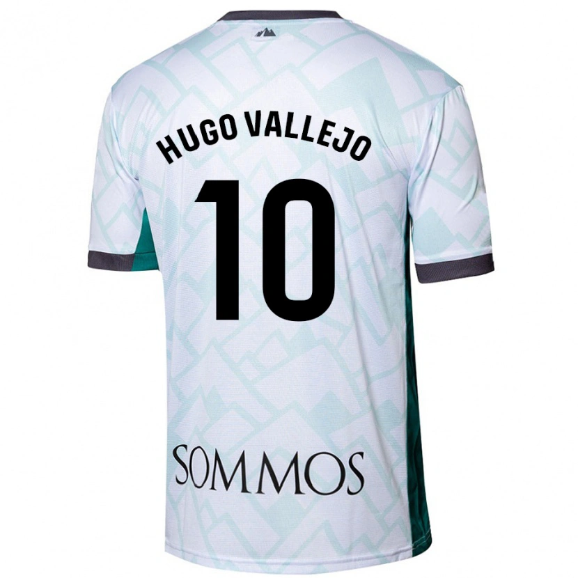 Danxen Herren Hugo Vallejo #10 Weiß Grün Auswärtstrikot Trikot 2024/25 T-Shirt Schweiz