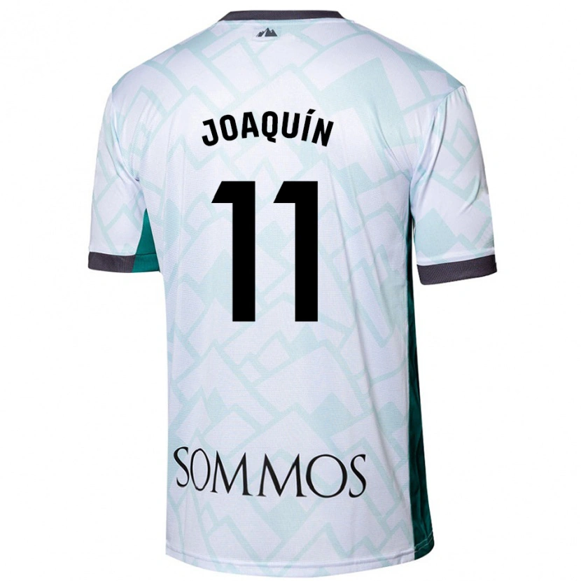Danxen Herren Joaquín Muñoz #11 Weiß Grün Auswärtstrikot Trikot 2024/25 T-Shirt Schweiz