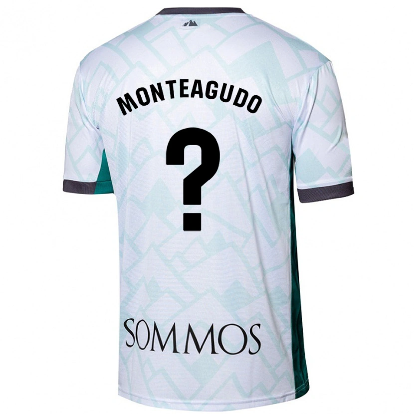 Danxen Herren Miguel Monteagudo #0 Weiß Grün Auswärtstrikot Trikot 2024/25 T-Shirt Schweiz