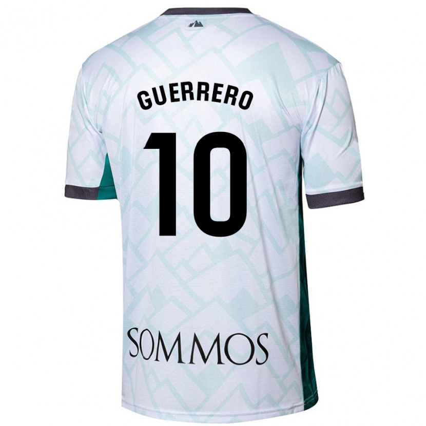 Danxen Herren Fernando Guerrero #10 Weiß Grün Auswärtstrikot Trikot 2024/25 T-Shirt Schweiz