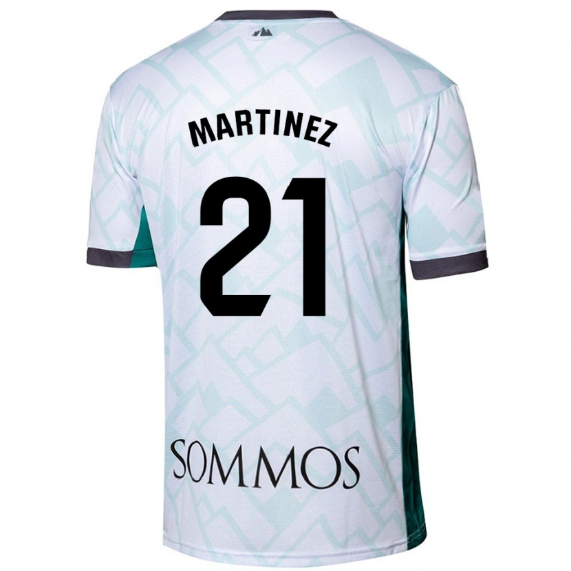 Danxen Herren Alejandra Martínez #21 Weiß Grün Auswärtstrikot Trikot 2024/25 T-Shirt Schweiz