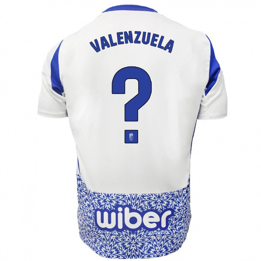 Danxen Herren Adrián Valenzuela #0 Weiß Blau Auswärtstrikot Trikot 2024/25 T-Shirt Schweiz