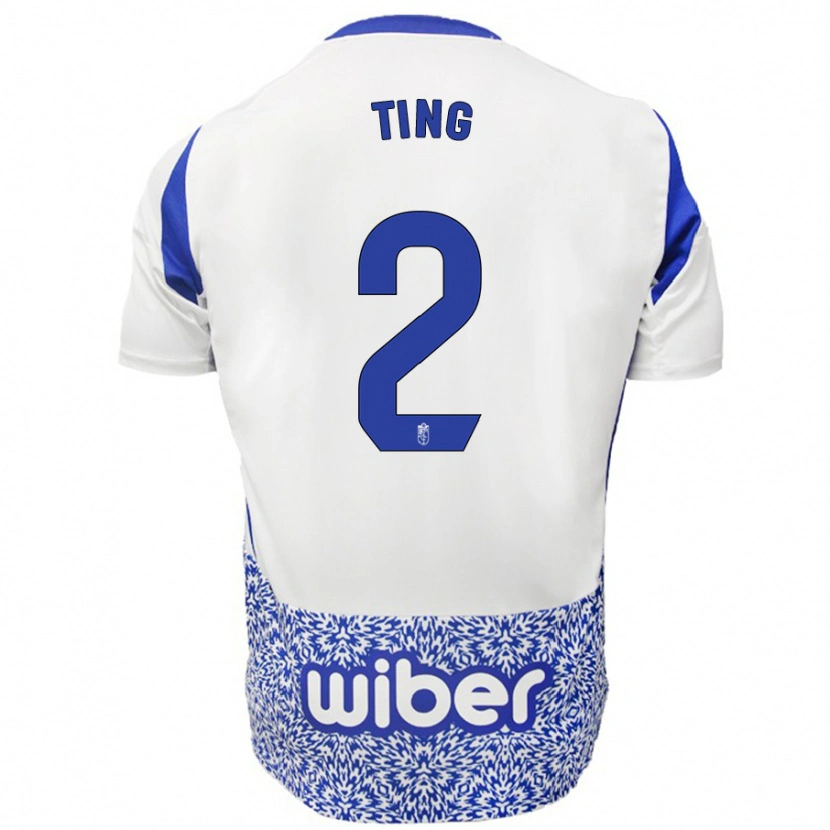 Danxen Herren Xie Ting #2 Weiß Blau Auswärtstrikot Trikot 2024/25 T-Shirt Schweiz