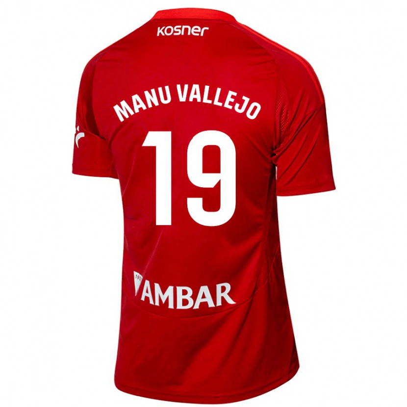 Danxen Herren Manu Vallejo #19 Weiß Blau Auswärtstrikot Trikot 2024/25 T-Shirt Schweiz