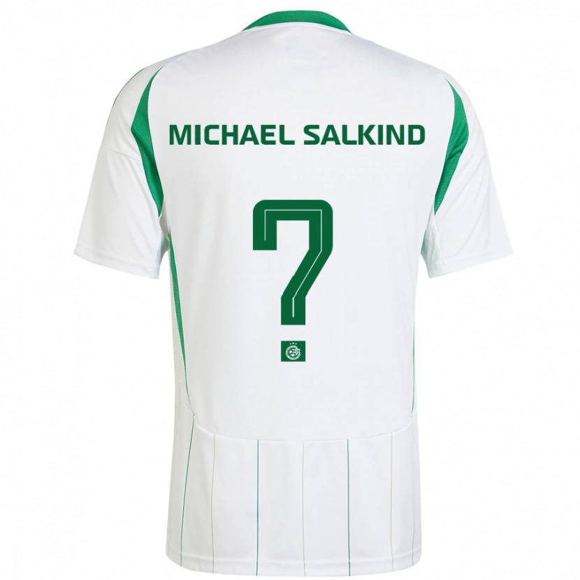 Danxen Herren Liav Michael Salkind #0 Weiß Grün Auswärtstrikot Trikot 2024/25 T-Shirt Schweiz